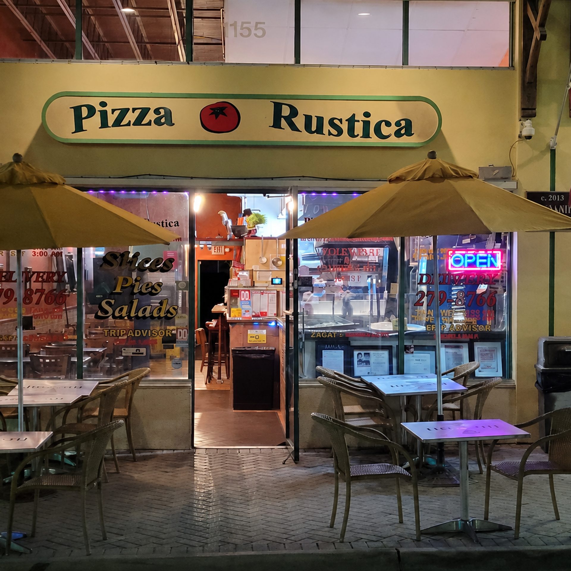Two Spots. Same Late-Night Slice.
