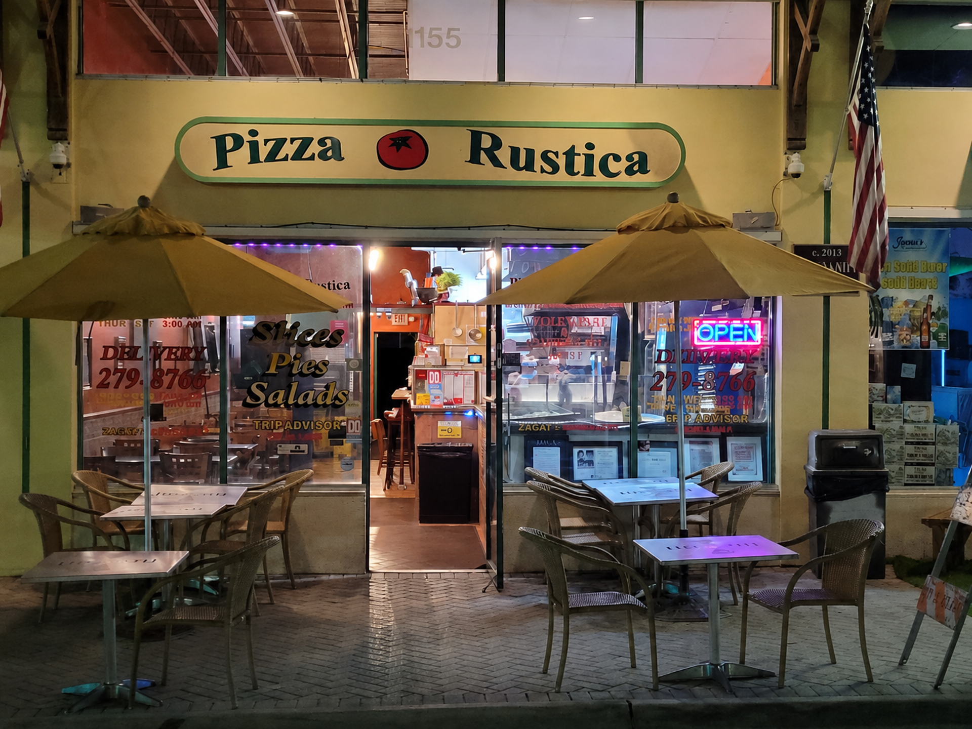 Two Spots. Same Late-Night Slice.